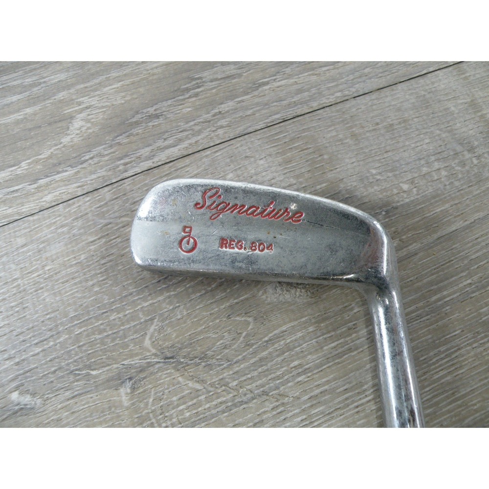 Vintage Signature Reg. 804 5 Iron Golf Club Right Handed Steel Shaft Used